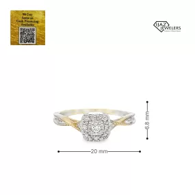 10K Gold 0.15 CTW Diamond Ladies Ring