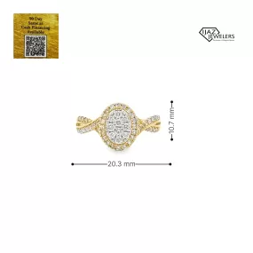 10K gold 0.47 CTW Diamond Ladies Ring