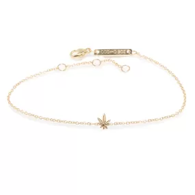 14k itty bitty mary jane bracelet