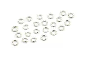 3.5 mm Jump Ring, 250 Silver Tone Round Jump Rings (3.5x0.6mm) BS 2173