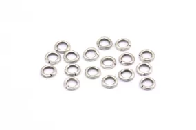 6mm Jump Ring, 100 Antique Silver Plated Brass Jump Ring Connectors Findings (6x1.2mm) A0329 A0636