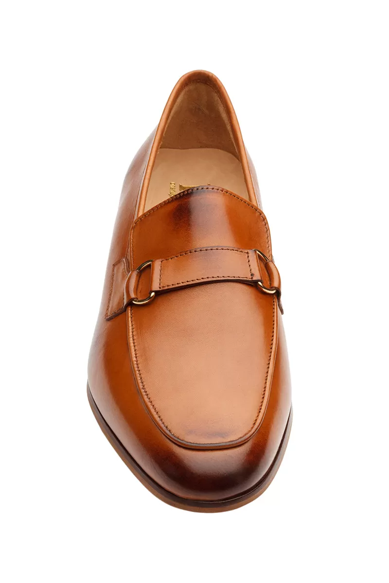 Apron Loafer With Trims -Tan