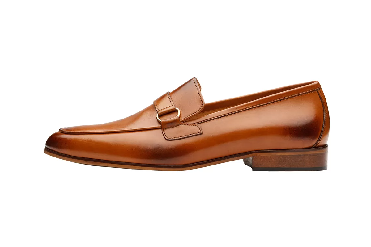 Apron Loafer With Trims -Tan