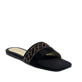 Black Casual Slipper 000386