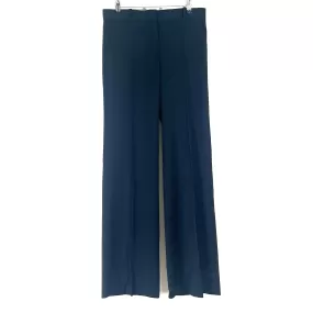 Celine Navy Wool Silk & Cashmere Wide Leg Trousers S