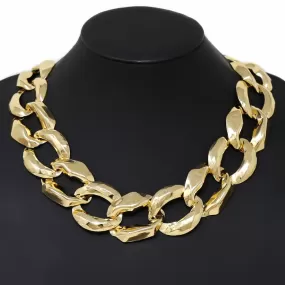 Chunky Link Metal Necklace