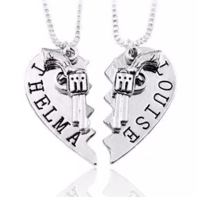 Friends Til the End Silver Necklace Set (2 Friendship Necklaces)