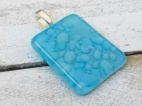 Fused Glass Pendants~Tiny Bubbles