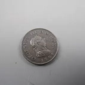 George III Farthing Antique Georgian Coin Dated 1806