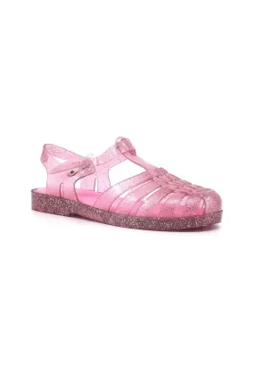 MELISSA Possession Shiny Sandalo Gomma Donna Pink Glitter 33520