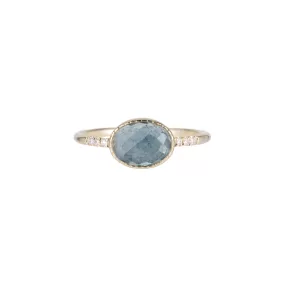 Montana Sapphire Equilibrium Ring