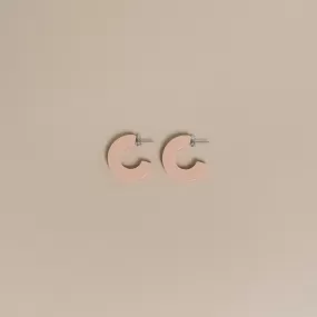 Ray Hoop In Petal Earrings