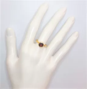 Red Garnet Maxi Ring