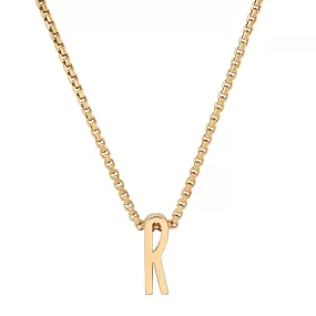 Slide-On Classic Chunky Initial Necklace