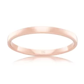 Soft Dome 2.5mm - 18ct Rose Gold