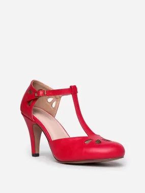 T Strap Mary Jane Heels