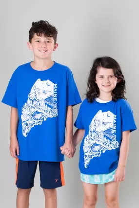 Wild State of Maine Kids' T-Shirt