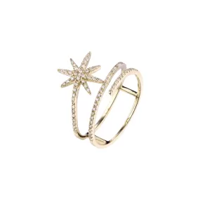 Wrap Around Star Ring